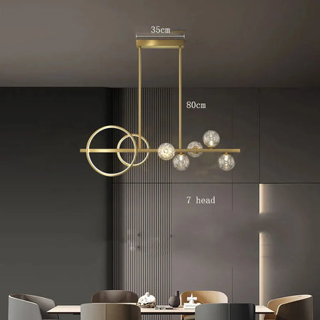 Luminaire Suspension éclatant en cristal – Référence : Nolwen4328-ILLUMEEN.COM