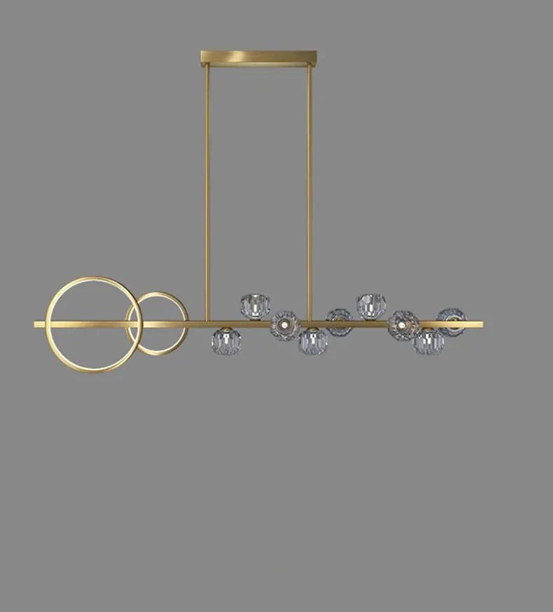 Luminaire Suspension éclatant en cristal – Référence : Nolwen4328-ILLUMEEN.COM