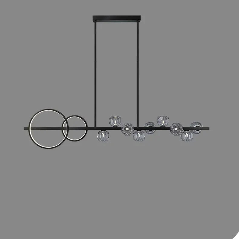 Luminaire Suspension éclatant en cristal – Référence : Nolwen4328-ILLUMEEN.COM