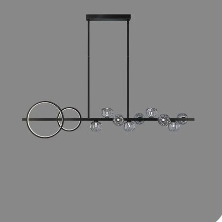 Luminaire Suspension éclatant en cristal – Référence : Nolwen4328-ILLUMEEN.COM