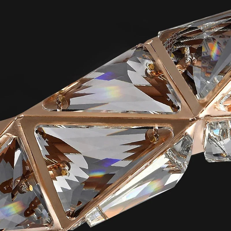 Luminaire Suspension design moderne en cristal – Référence : Nélia5824-ILLUMEEN.COM