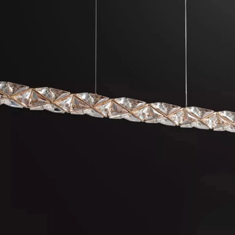 Luminaire Suspension design moderne en cristal – Référence : Nélia5824-ILLUMEEN.COM