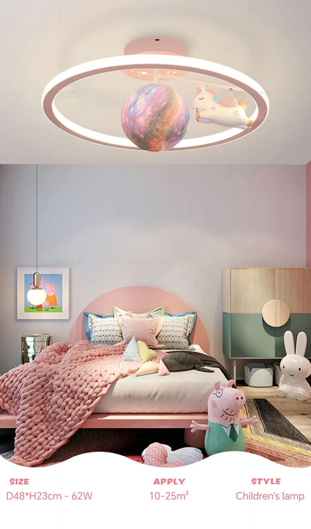 Luminaire Enfant Forme Nuage – Référence: Lyra4837-ILLUMEEN.COM