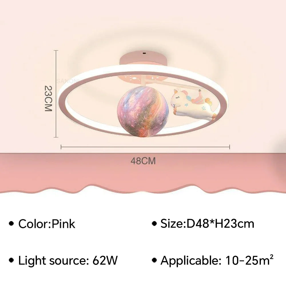 Luminaire Enfant Forme Nuage – Référence: Lyra4837-ILLUMEEN.COM