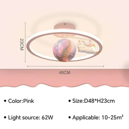 Luminaire Enfant Forme Nuage – Référence: Lyra4837-ILLUMEEN.COM