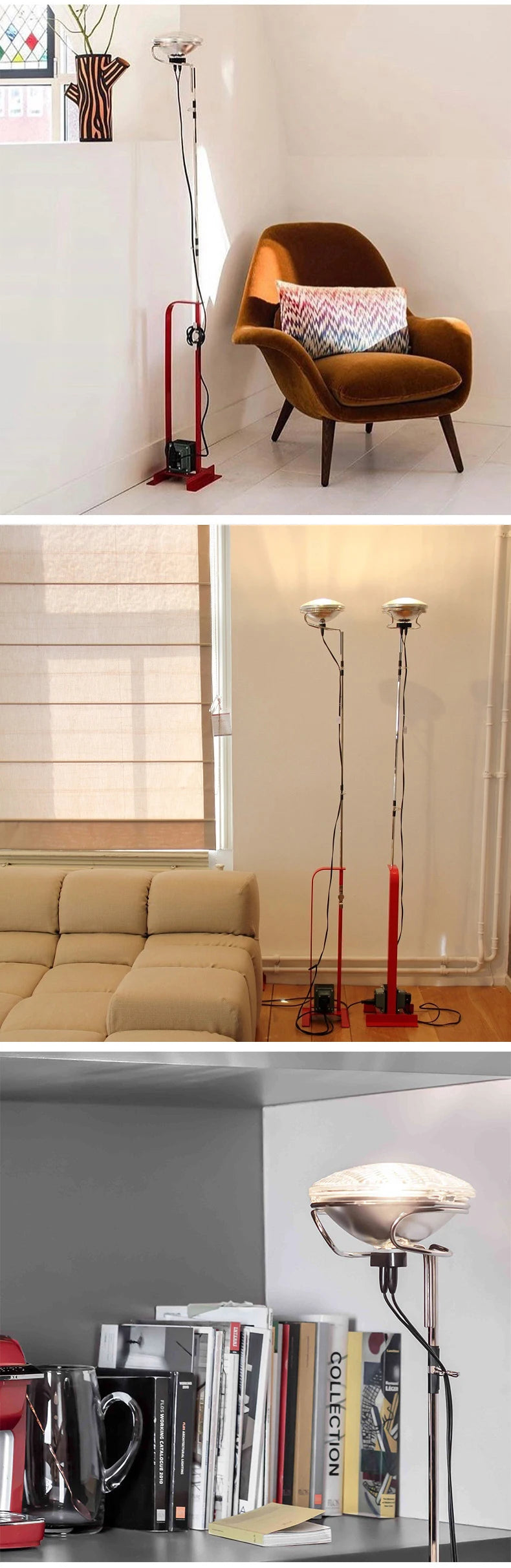 Luminaire Lampadaire Design Épuré – Référence: Éliane1945-ILLUMEEN.COM