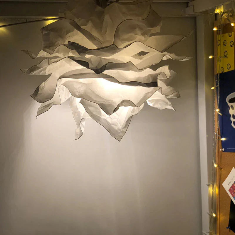 Lustre Nuage Minimaliste en Papier - Éclat Luminaire IL583914-ILLUMEEN.COM