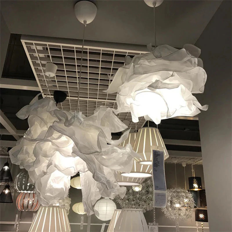 Lustre Nuage Minimaliste en Papier - Éclat Luminaire IL583914-ILLUMEEN.COM