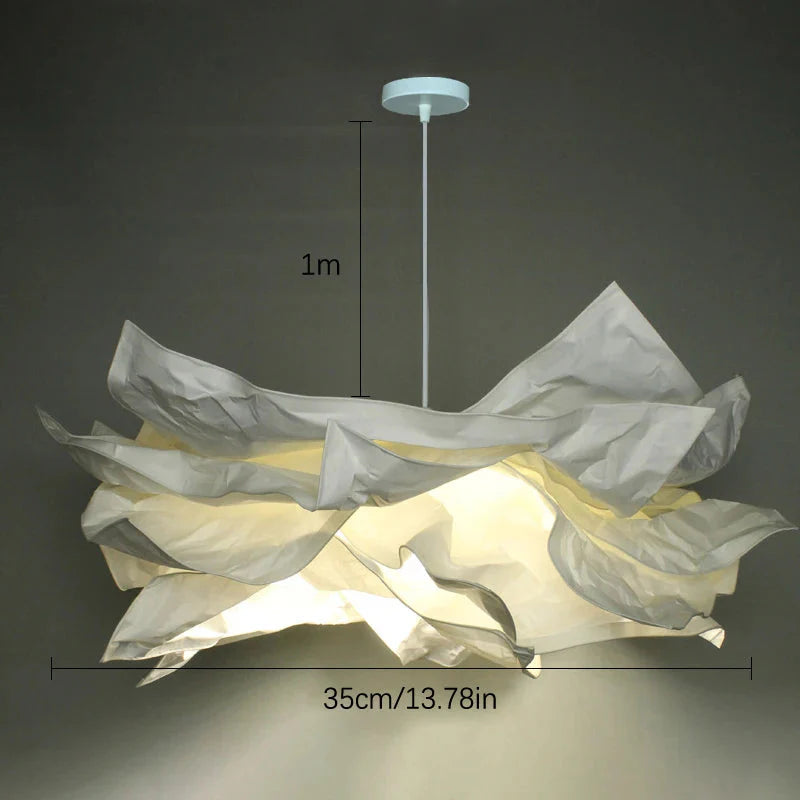 Lustre Nuage Minimaliste en Papier - Éclat Luminaire IL583914-ILLUMEEN.COM