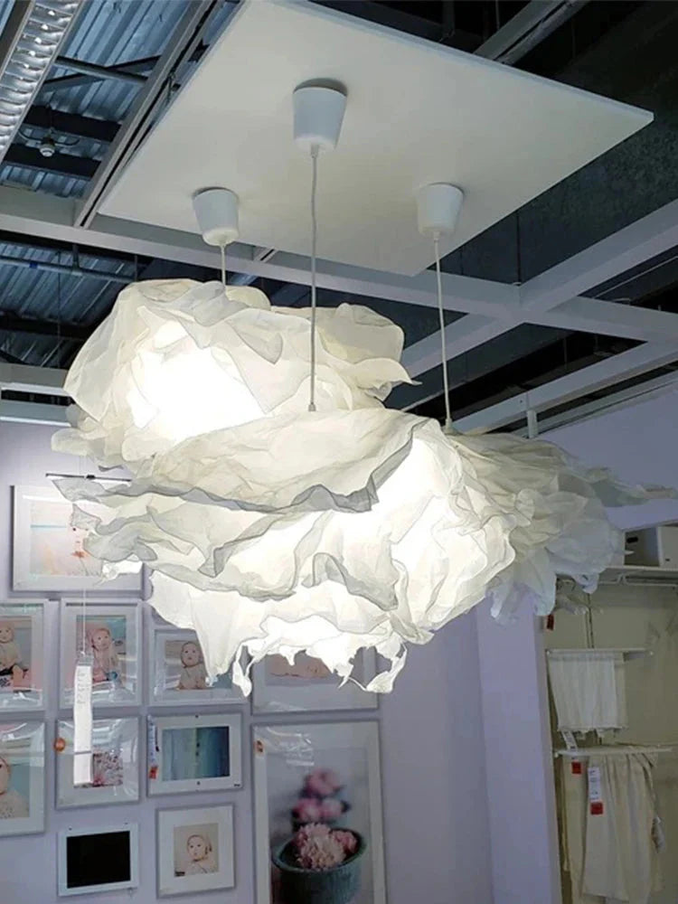 Lustre Nuage Minimaliste en Papier - Éclat Luminaire IL583914-ILLUMEEN.COM