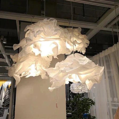Lustre Nuage Minimaliste en Papier - Éclat Luminaire IL583914-ILLUMEEN.COM