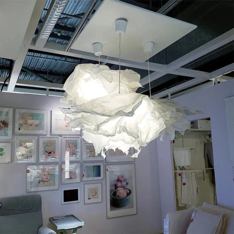 Lustre Nuage Minimaliste en Papier - Éclat Luminaire IL583914-ILLUMEEN.COM