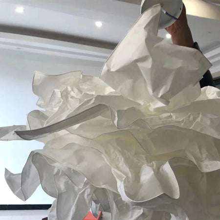 Lustre Nuage Minimaliste en Papier - Éclat Luminaire IL583914-ILLUMEEN.COM