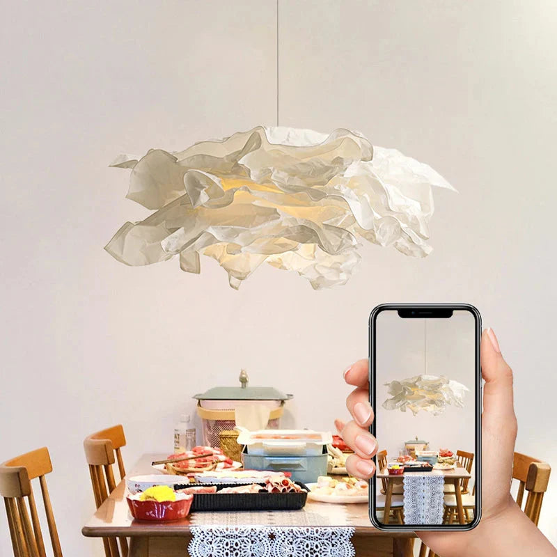 Lustre Nuage Minimaliste en Papier - Éclat Luminaire IL583914-ILLUMEEN.COM