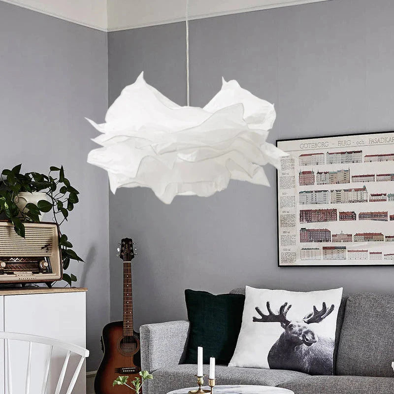 Lustre Nuage Minimaliste en Papier - Éclat Luminaire IL583914-ILLUMEEN.COM