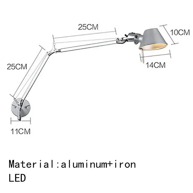 Luminaire Applique Murale arquée - Référence: Nola1045-ILLUMEEN.COM