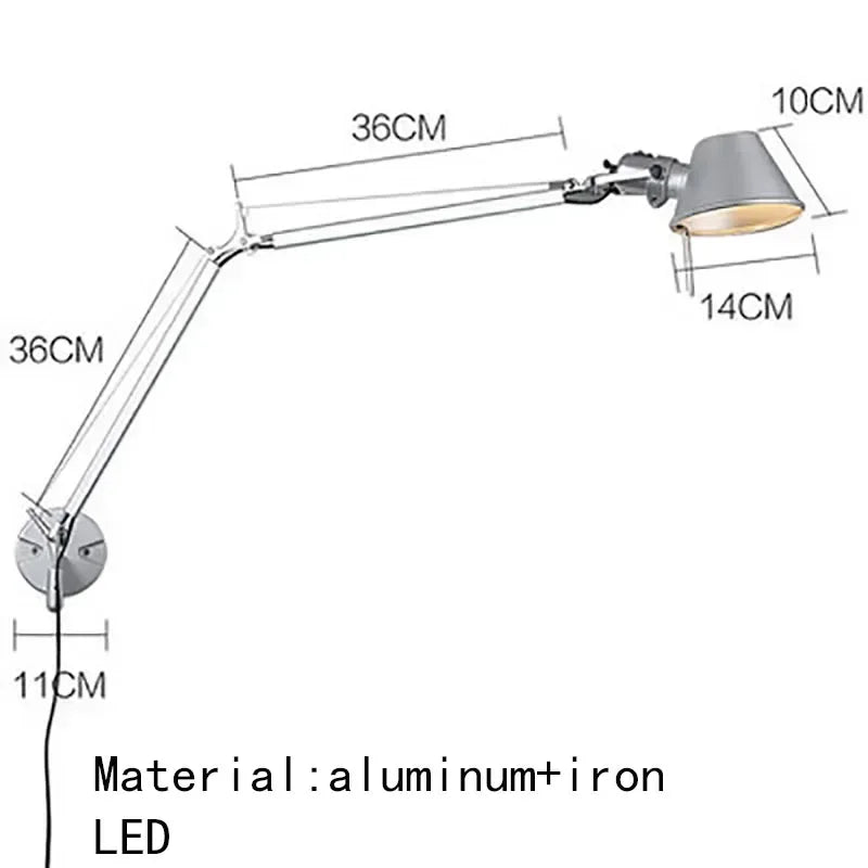 Luminaire Applique Murale arquée - Référence: Nola1045-ILLUMEEN.COM