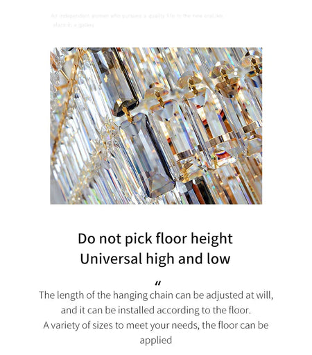 Luminaire Lustre design aérien en cristal – Référence : Elowen3847-ILLUMEEN.COM