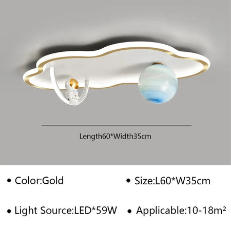 Luminaire Enfant forme nuage – Référence: Zarael7842-ILLUMEEN.COM