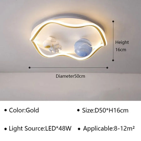 Luminaire Enfant forme nuage – Référence: Zarael7842-ILLUMEEN.COM