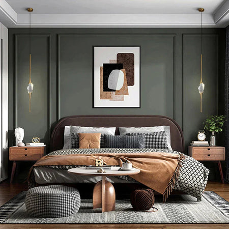 Luminaire Suspension cristal translucide et cuivre – Référence : Mariel3752-ILLUMEEN.COM