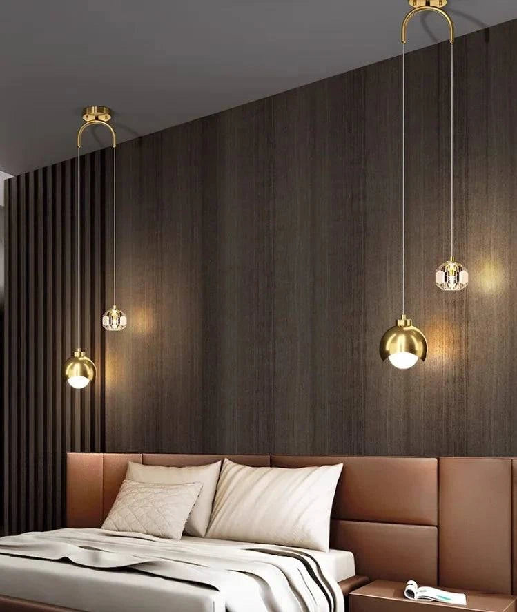 Luminaire Suspension cristal élégant – Référence : Mariel8473-ILLUMEEN.COM