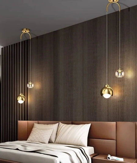 Luminaire Suspension cristal élégant – Référence : Mariel8473-ILLUMEEN.COM