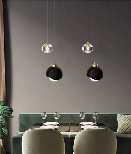 Luminaire Suspension cristal élégant – Référence : Mariel8473-ILLUMEEN.COM