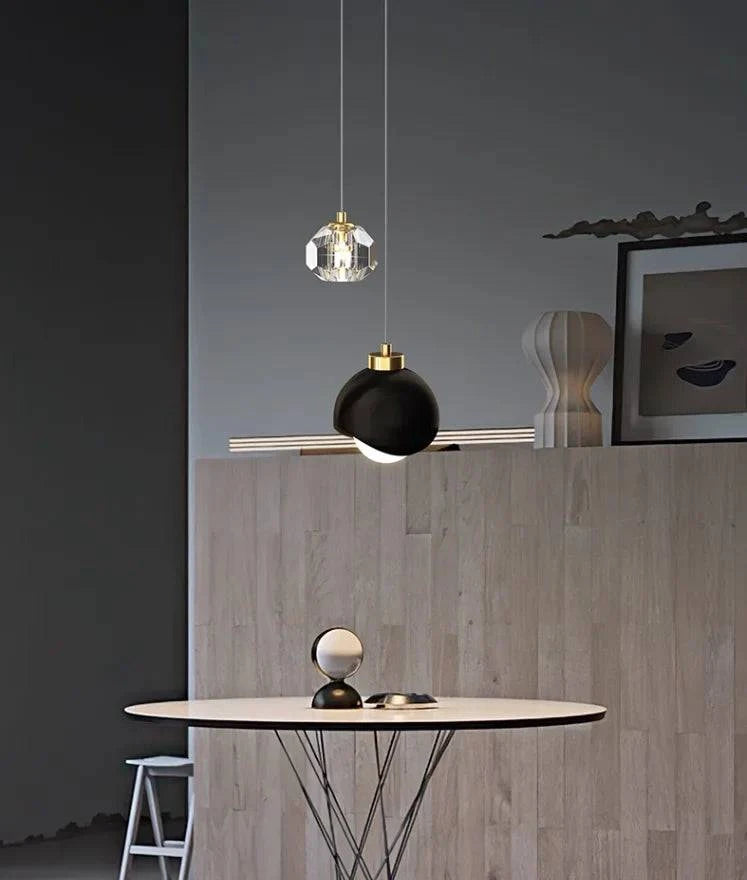 Luminaire Suspension cristal élégant – Référence : Mariel8473-ILLUMEEN.COM