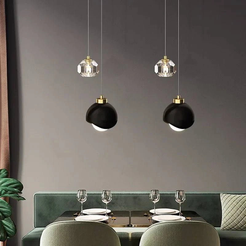 Luminaire Suspension cristal élégant – Référence : Mariel8473-ILLUMEEN.COM