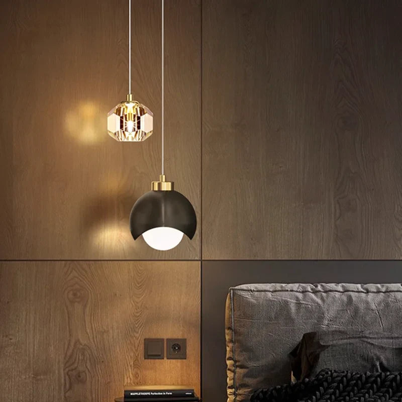 Luminaire Suspension cristal élégant – Référence : Mariel8473-ILLUMEEN.COM