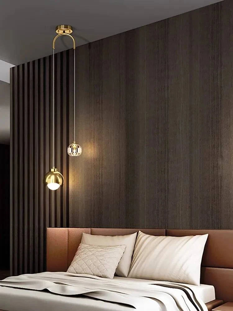 Luminaire Suspension cristal élégant – Référence : Mariel8473-ILLUMEEN.COM