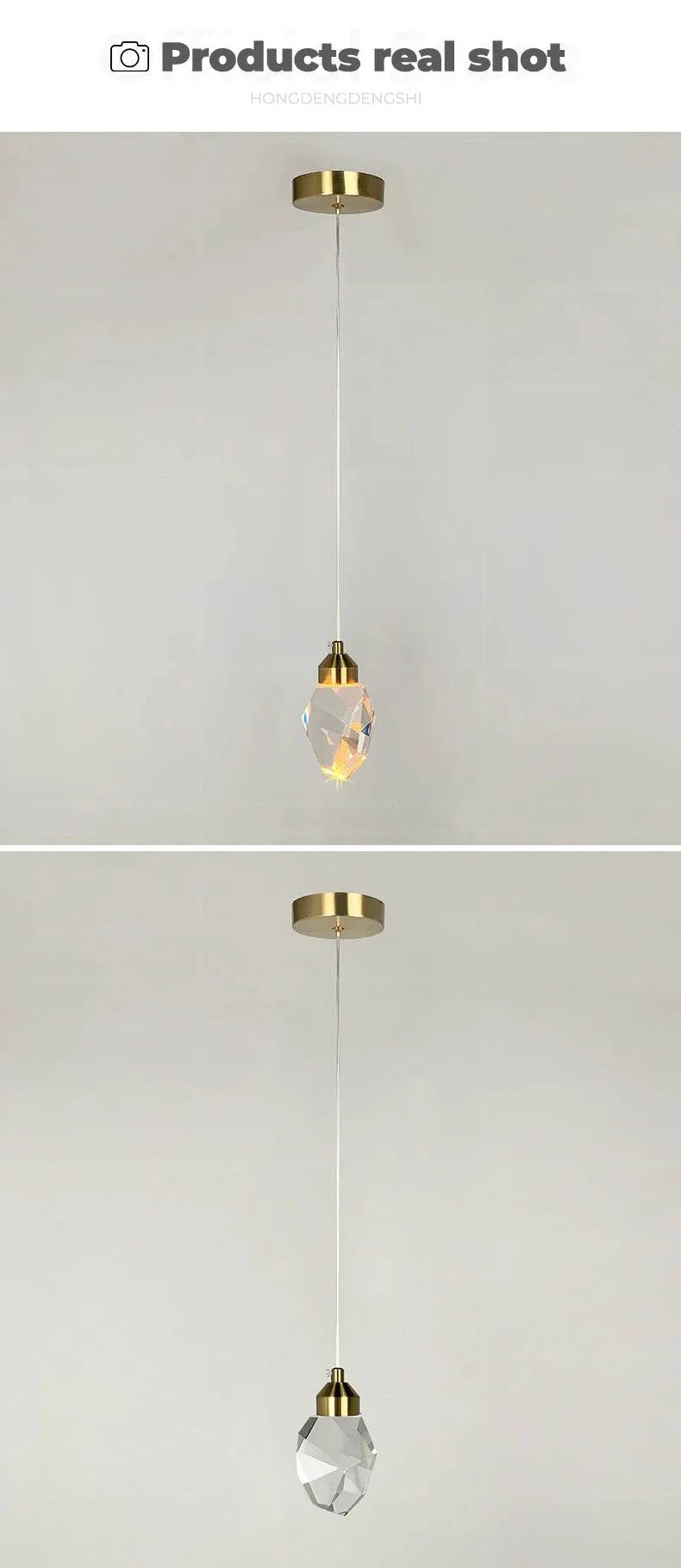 Luminaire Suspension cristal éclatant – Référence : Marvyn5623-ILLUMEEN.COM
