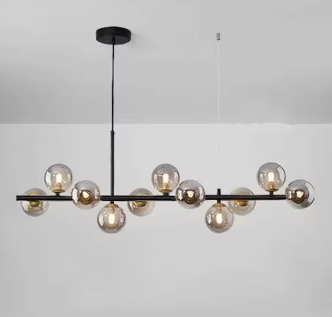Luminaire Suspension finition élégante dorée – Référence : Miran4826-ILLUMEEN.COM