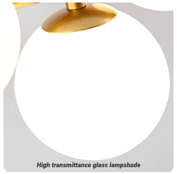 Luminaire Suspension finition élégante dorée – Référence : Miran4826-ILLUMEEN.COM