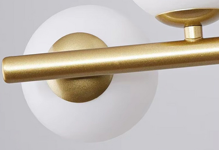 Luminaire Suspension finition élégante dorée – Référence : Miran4826-ILLUMEEN.COM