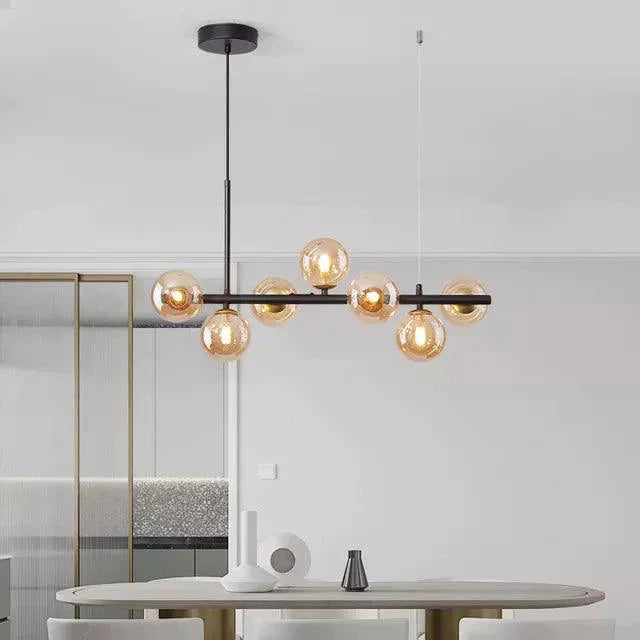 Luminaire Suspension finition élégante dorée – Référence : Miran4826-ILLUMEEN.COM