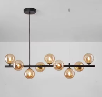 Luminaire Suspension finition élégante dorée – Référence : Miran4826-ILLUMEEN.COM