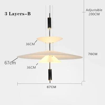 Luminaire Suspension chic et innovant en fer – Référence : Malian4720-ILLUMEEN.COM