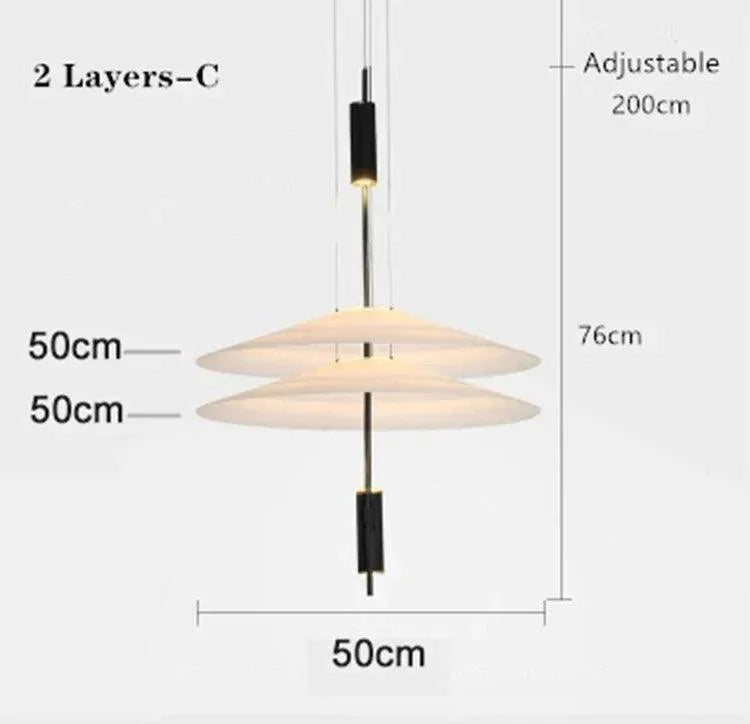 Luminaire Suspension chic et innovant en fer – Référence : Malian4720-ILLUMEEN.COM