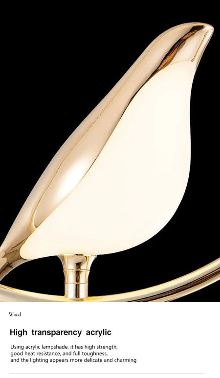 Luminaire Suspension forme organique dorée – Référence : Olinah5623-ILLUMEEN.COM