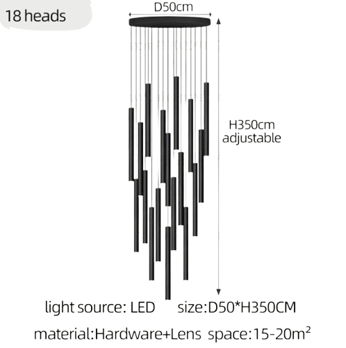 Luminaire Suspension finition brillante argentée – Référence : Malina4730-ILLUMEEN.COM