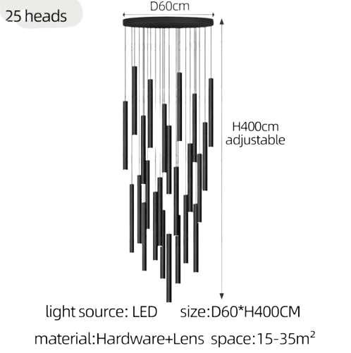 Luminaire Suspension finition brillante argentée – Référence : Malina4730-ILLUMEEN.COM