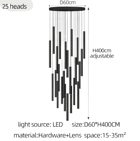 Luminaire Suspension finition brillante argentée – Référence : Malina4730-ILLUMEEN.COM