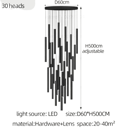 Luminaire Suspension finition brillante argentée – Référence : Malina4730-ILLUMEEN.COM