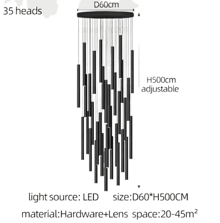 Luminaire Suspension finition brillante argentée – Référence : Malina4730-ILLUMEEN.COM