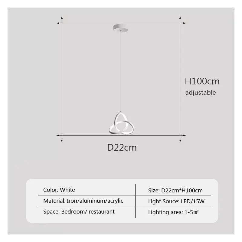 Luminaire Suspension design géométrique épuré – Référence : Avelin4823-ILLUMEEN.COM