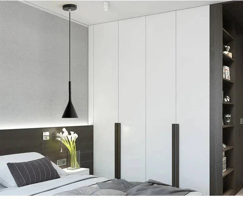 Luminaire Suspension design épuré noir – Référence : Nélia5237-ILLUMEEN.COM