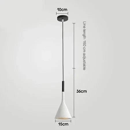 Luminaire Suspension design épuré noir – Référence : Nélia5237-ILLUMEEN.COM