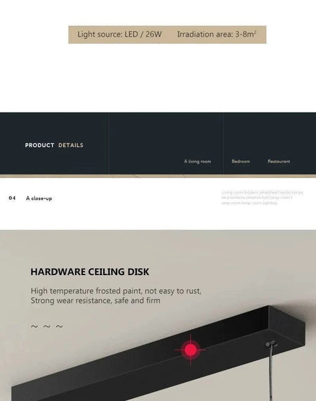 Luminaire Suspension finition or et noir – Référence : Marcellin4829-ILLUMEEN.COM